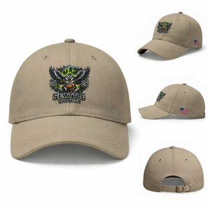 2026 Champion Baseball Cap Gift For Seattle Sports Fans TS12 Baseball Cap Universal Fit Khaki Print Your Wear