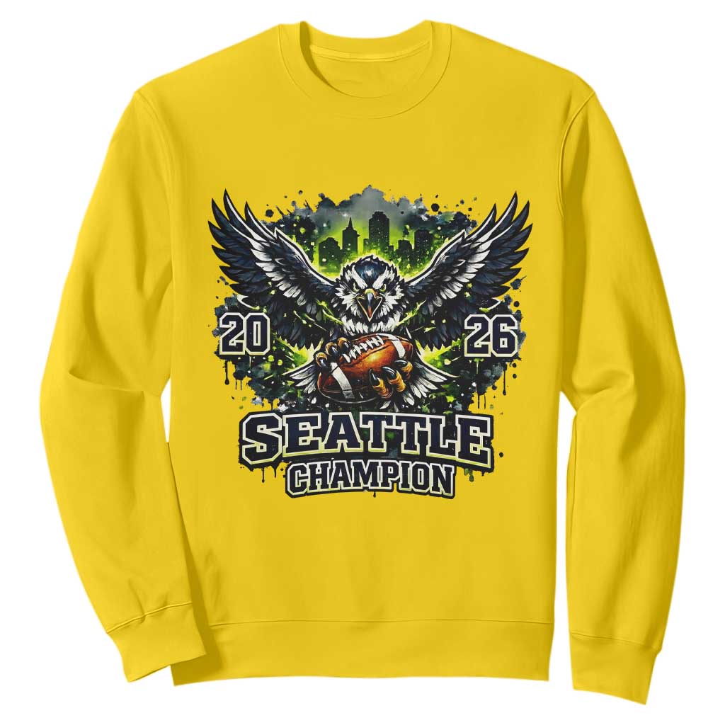 2026 Champion Sweatshirt Gift For Seattle Sports Fans TS12 Daisy Print Your Wear