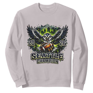 2026 Champion Sweatshirt Gift For Seattle Sports Fans TS12 Ice Gray Print Your Wear