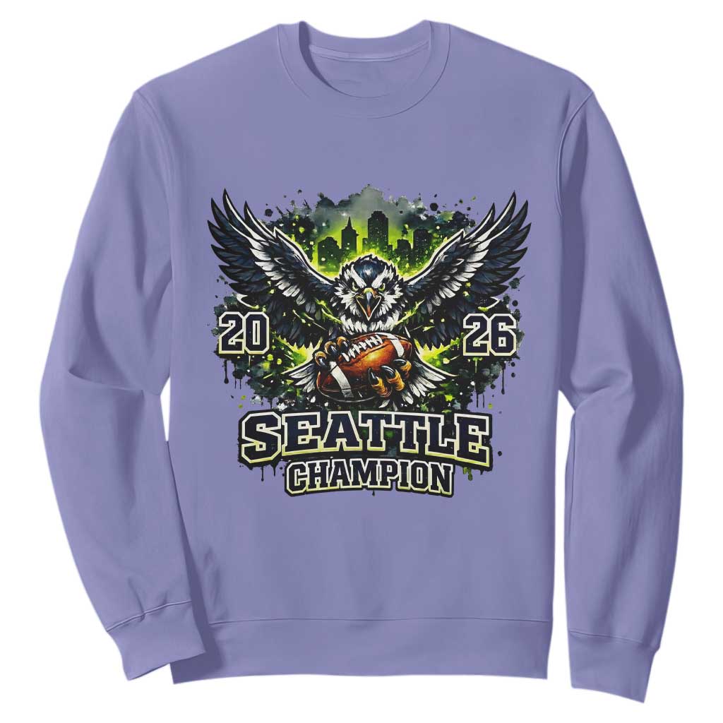 2026 Champion Sweatshirt Gift For Seattle Sports Fans TS12 Violet Print Your Wear