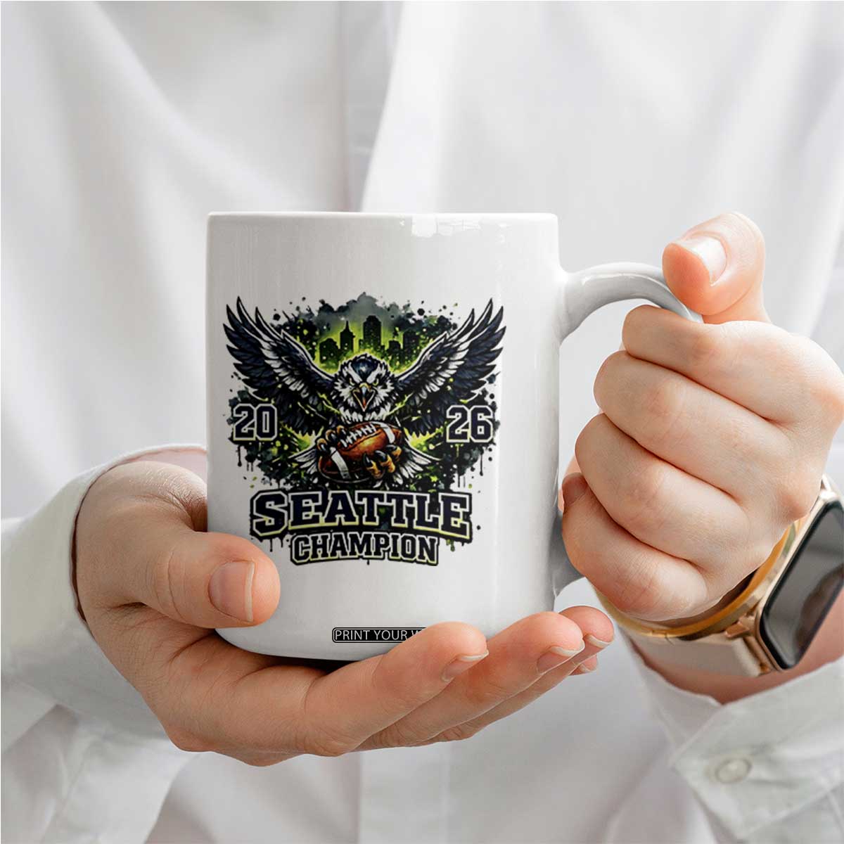2026 Champion Coffee Mug Gift For Seattle Sports Fans TS12 Print Your Wear