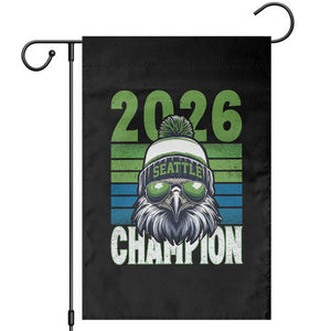2026 Champion Seattle Garden Flag 12s Fan Pride TS12 Black Print Your Wear