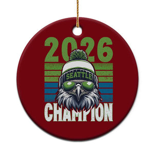 2026 Champion Seattle Ceramic Ornament 12s Fan Pride TS12 1pc Red Print Your Wear
