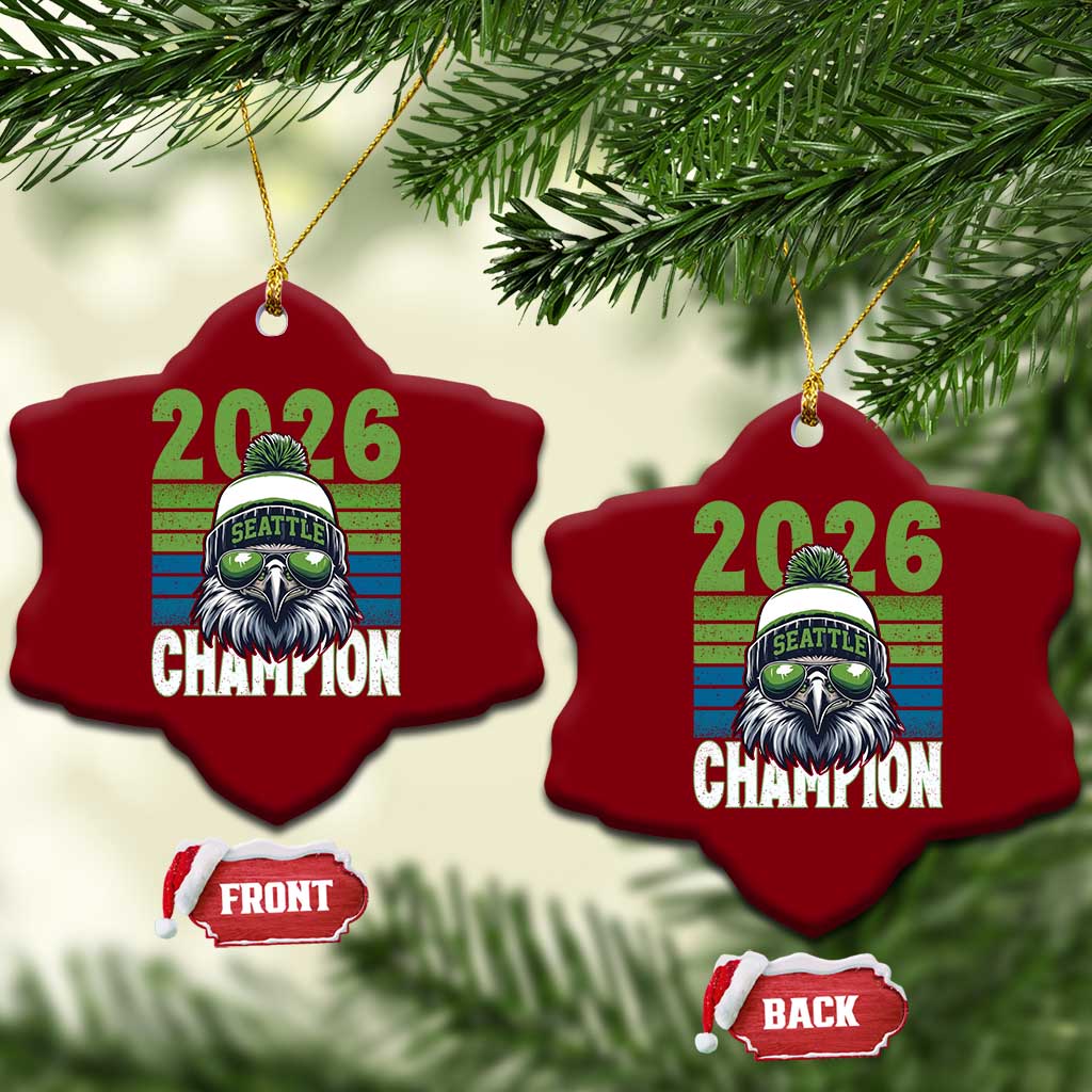 2026 Champion Seattle Ceramic Ornament 12s Fan Pride TS12 Print Your Wear