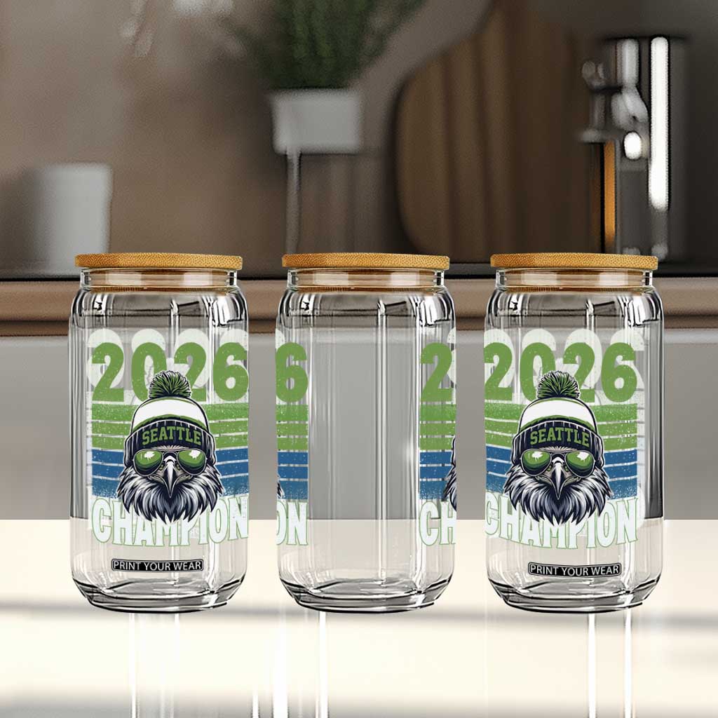 2026 Champion Seattle Glass Can 12s Fan Pride TS12 Print Your Wear