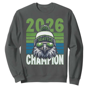 2026 Champion Seattle Sweatshirt 12s Fan Pride TS12 Dark Heather Print Your Wear