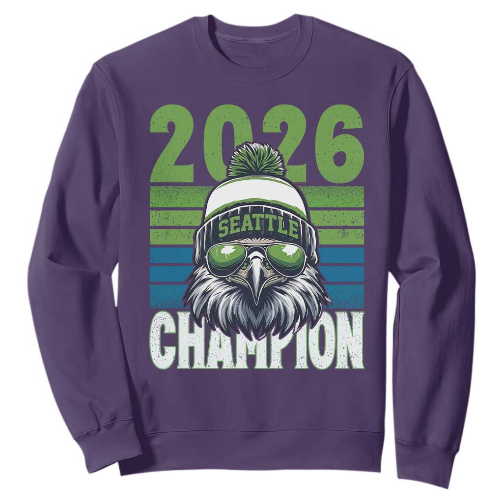 2026 Champion Seattle Sweatshirt 12s Fan Pride TS12 Purple Print Your Wear