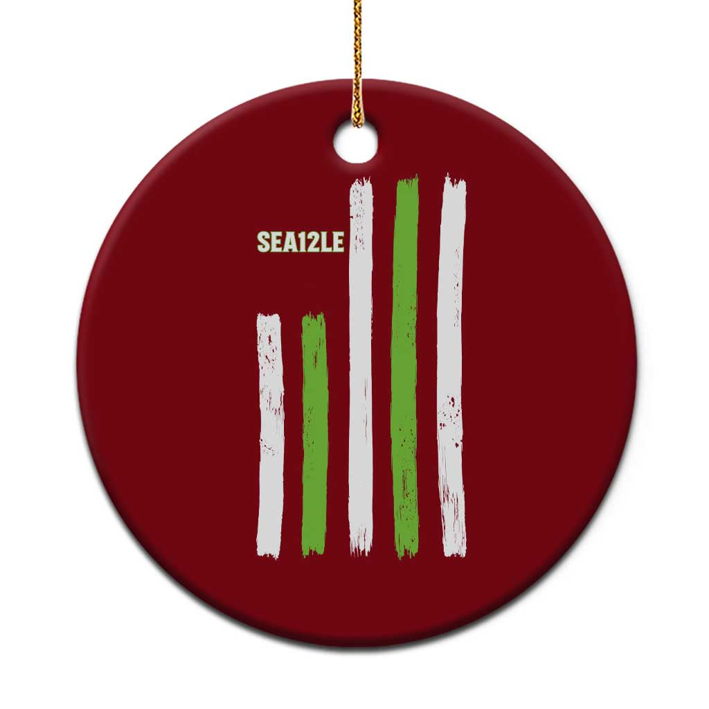 SEA12LE Champion Football Fan Gift Ceramic Ornament Blue Green Pride TS12 1pc Red Print Your Wear
