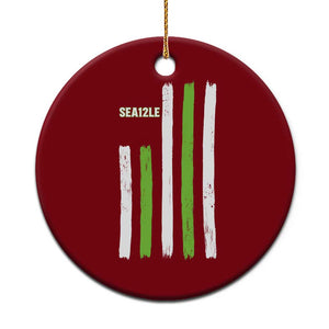 SEA12LE Champion Football Fan Gift Ceramic Ornament Blue Green Pride TS12 1pc Red Print Your Wear