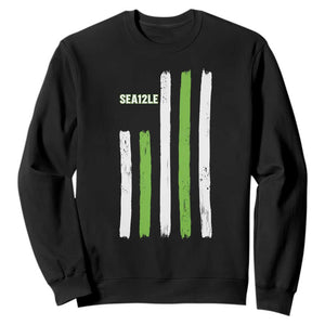 SEA12LE Champion Football Fan Gift Sweatshirt Blue Green Pride TS12 Black Print Your Wear