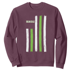 SEA12LE Champion Football Fan Gift Sweatshirt Blue Green Pride TS12 Maroon Print Your Wear