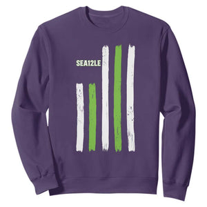 SEA12LE Champion Football Fan Gift Sweatshirt Blue Green Pride TS12 Purple Print Your Wear