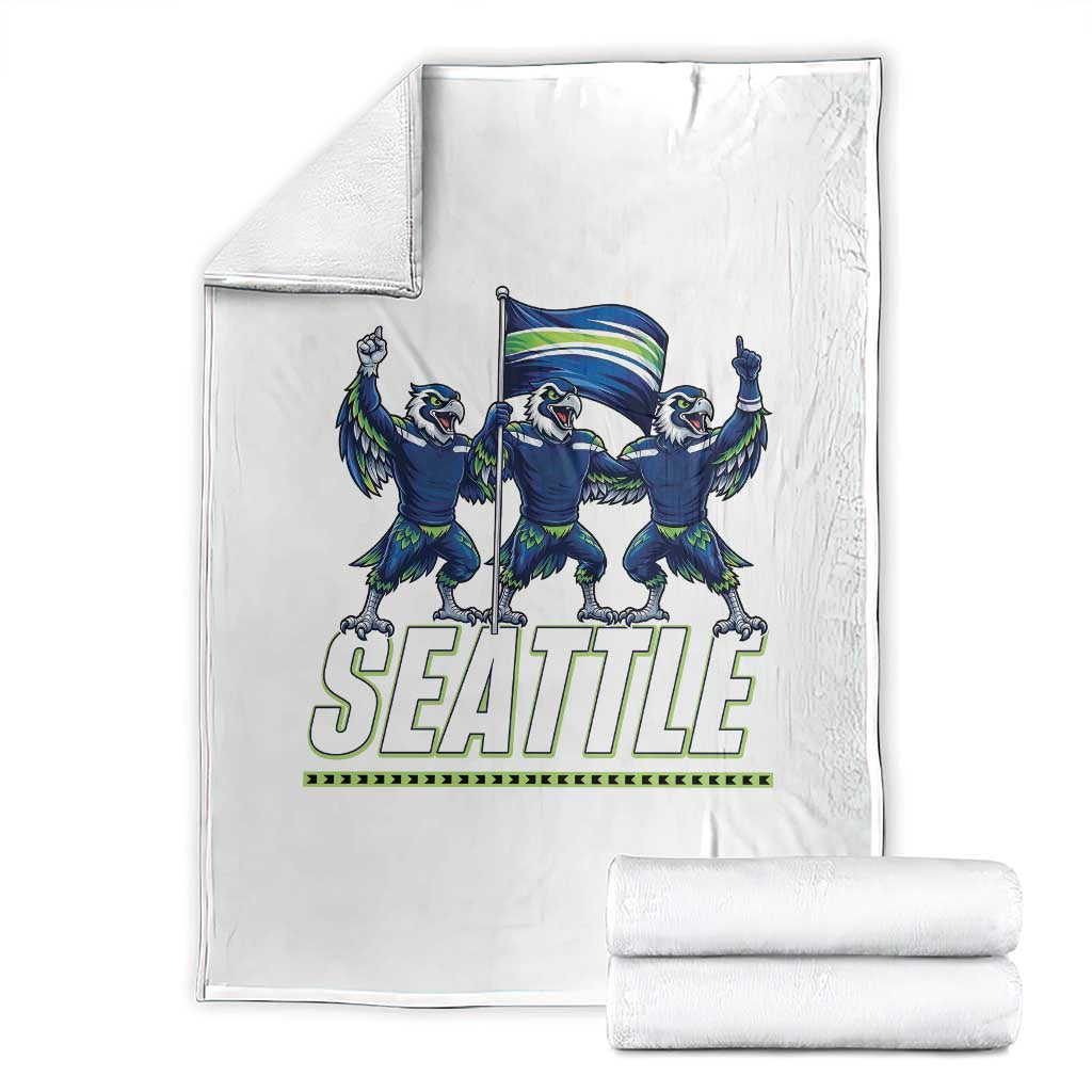 Seattle Fan Pride Victory Celebration Throw Blanket Gift For Sports Lovers TS12 Black Print Your Wear
