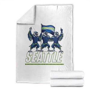 Seattle Fan Pride Victory Celebration Throw Blanket Gift For Sports Lovers TS12 Black Print Your Wear