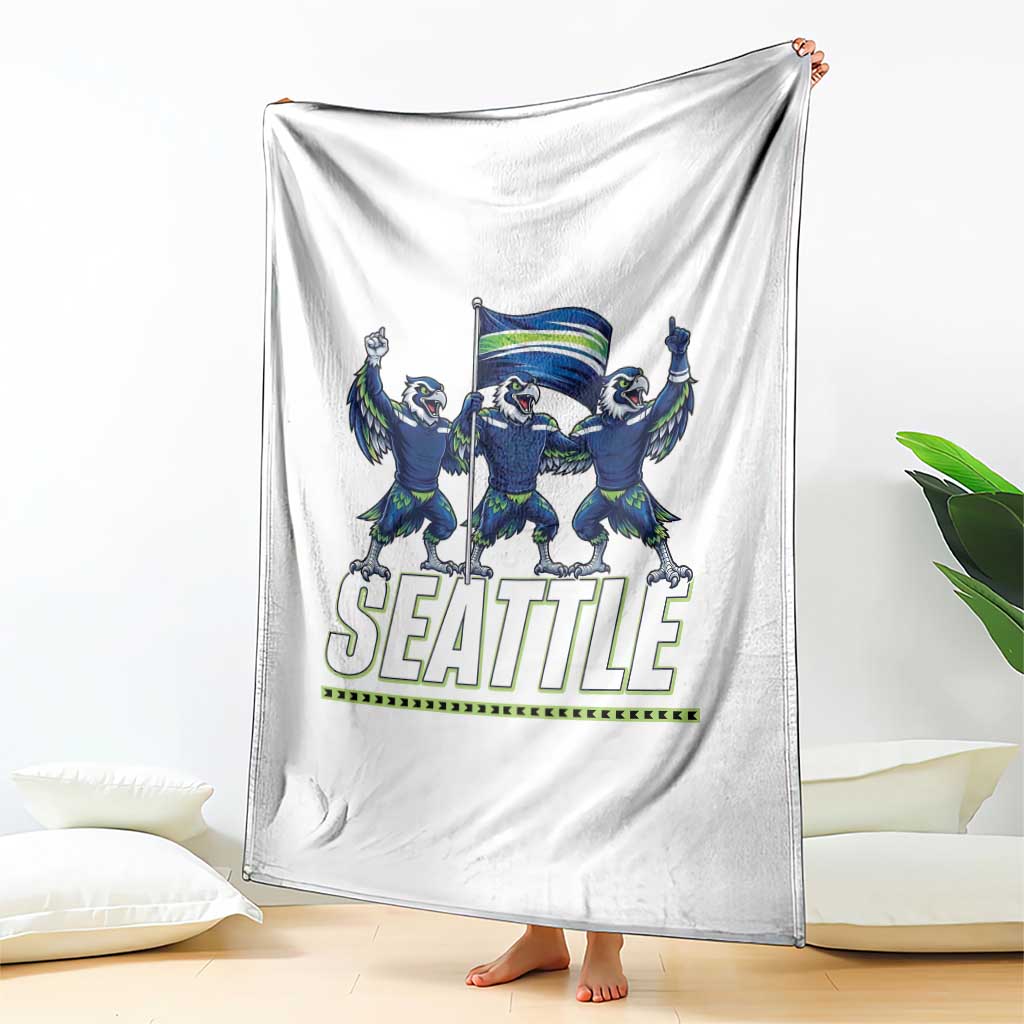 Seattle Fan Pride Victory Celebration Throw Blanket Gift For Sports Lovers TS12 Print Your Wear
