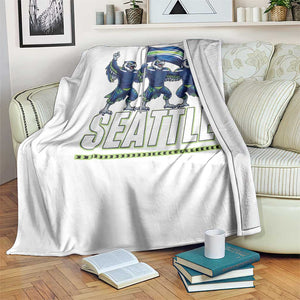 Seattle Fan Pride Victory Celebration Throw Blanket Gift For Sports Lovers TS12 Print Your Wear