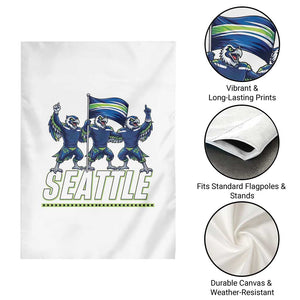 Seattle Fan Pride Victory Celebration Garden Flag Gift For Sports Lovers TS12 Print Your Wear