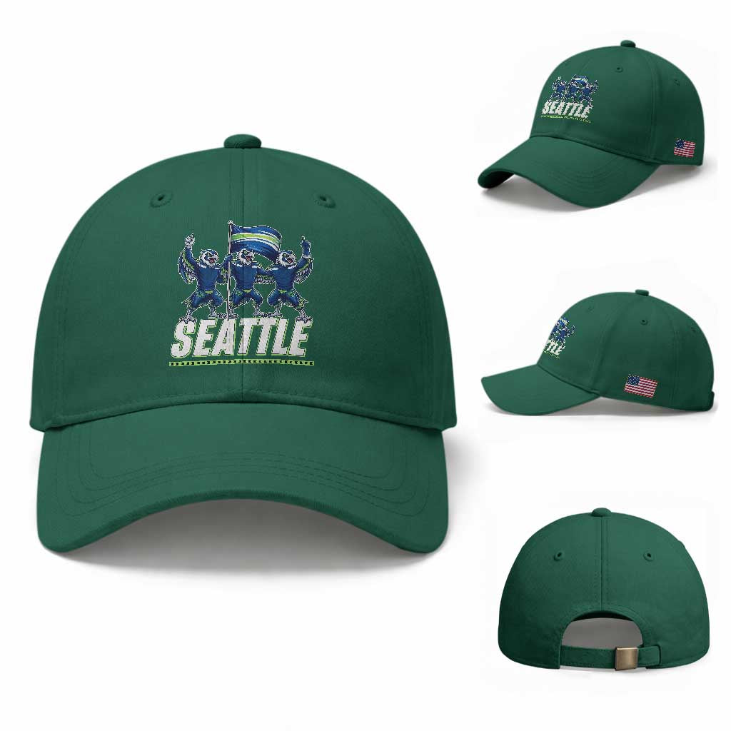 Seattle Fan Pride Victory Celebration Baseball Cap Gift For Sports Lovers TS12 Baseball Cap Universal Fit Irish Green Print Your Wear