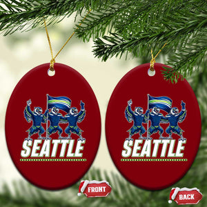 Seattle Fan Pride Victory Celebration Ceramic Ornament Gift For Sports Lovers TS12 Print Your Wear