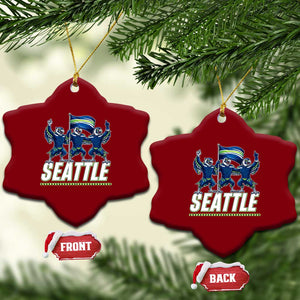 Seattle Fan Pride Victory Celebration Ceramic Ornament Gift For Sports Lovers TS12 Print Your Wear