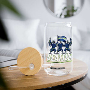 Seattle Fan Pride Victory Celebration Glass Can Gift For Sports Lovers TS12 Print Your Wear