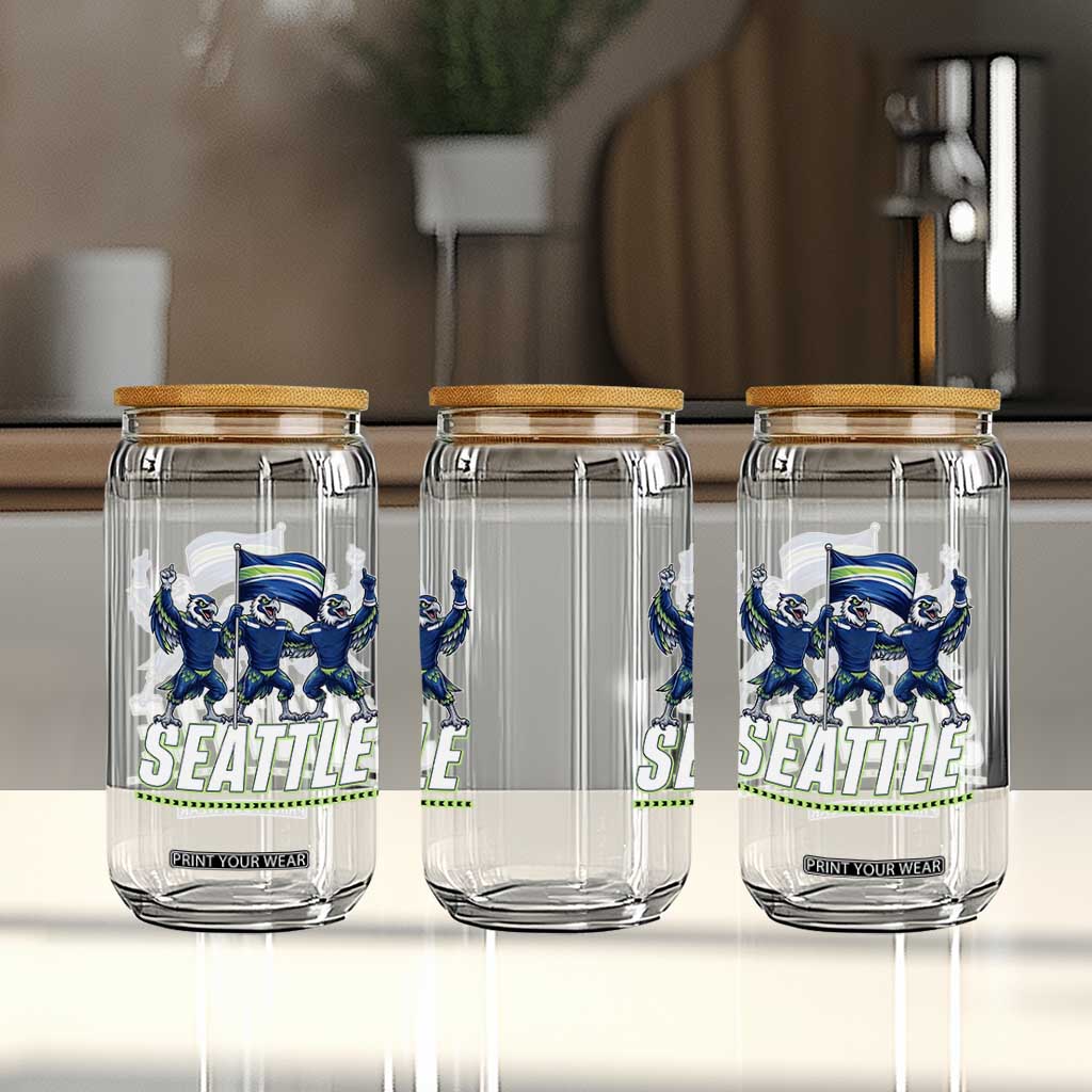 Seattle Fan Pride Victory Celebration Glass Can Gift For Sports Lovers TS12 Print Your Wear