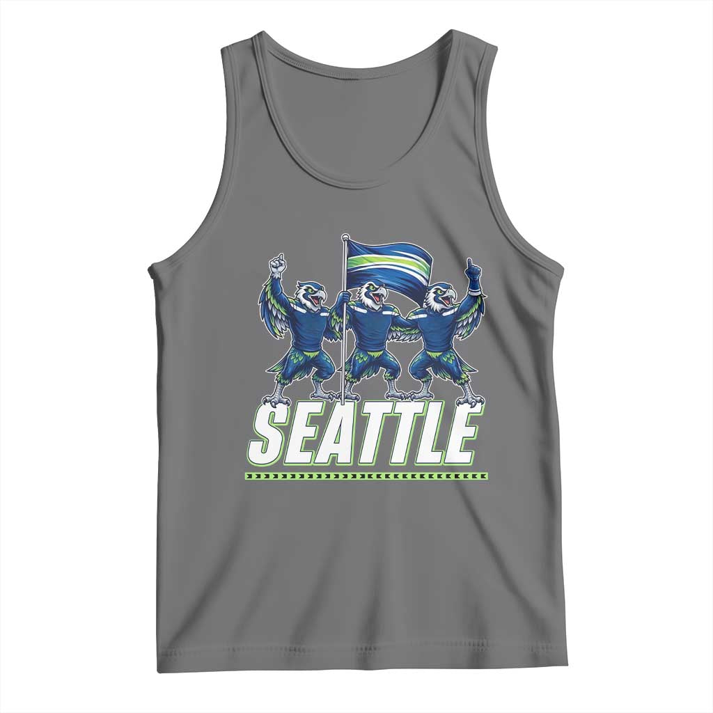 Seattle Fan Pride Victory Celebration Tank Top Gift For Sports Lovers TS12 Black Heather Print Your Wear