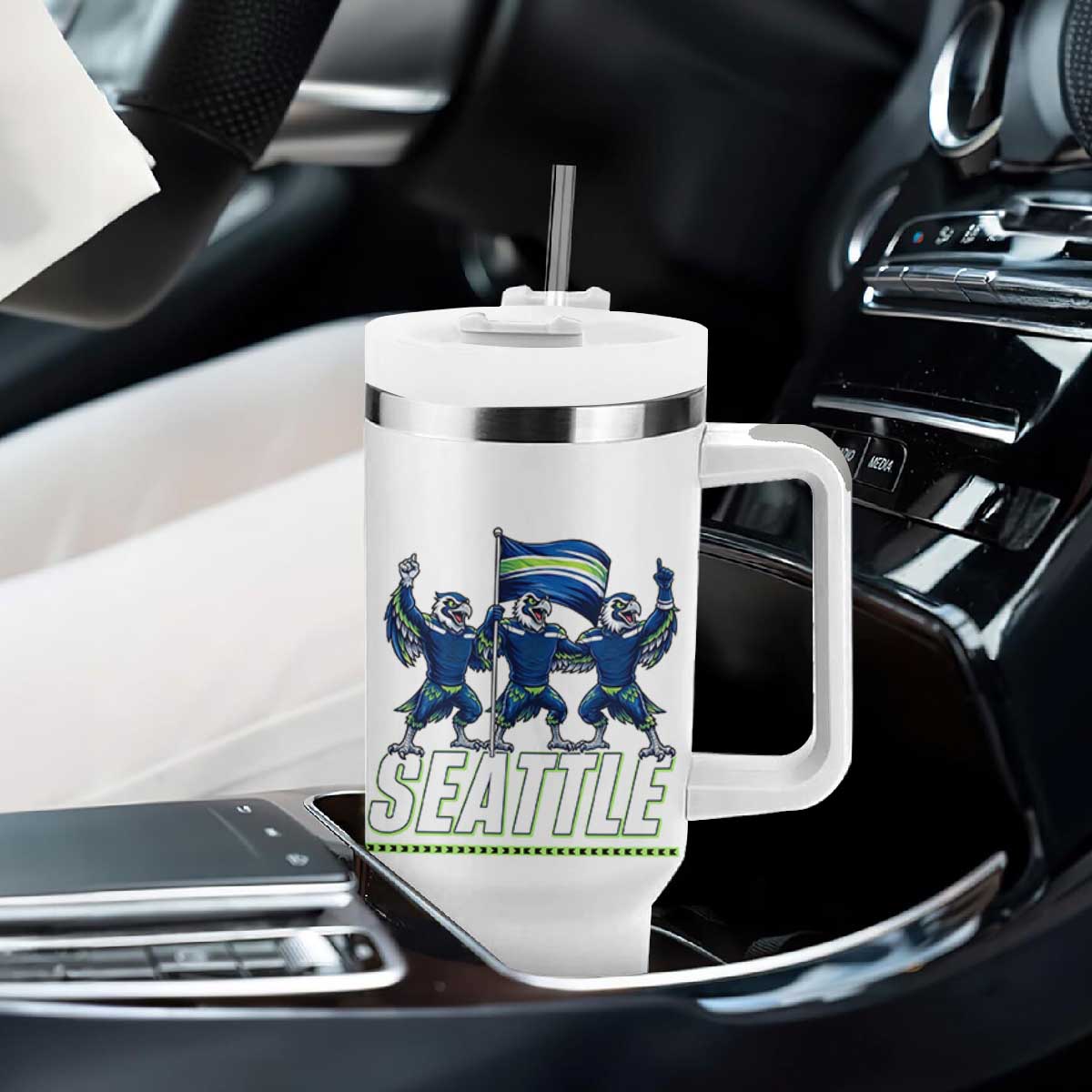 Seattle Fan Pride Victory Celebration Tumbler With Handle Gift For Sports Lovers TS12 Print Your Wear