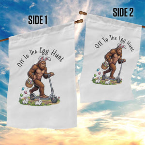 Funny Easter Bigfoot Garden Flag Off To The Egg Hunt TS12 Print Your Wear