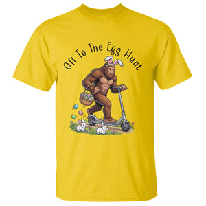 Funny Easter Bigfoot T Shirt Off To The Egg Hunt TS12 Daisy Print Your Wear