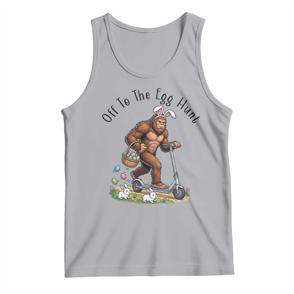 Funny Easter Bigfoot Tank Top Off To The Egg Hunt TS12 Athletic Heather Print Your Wear
