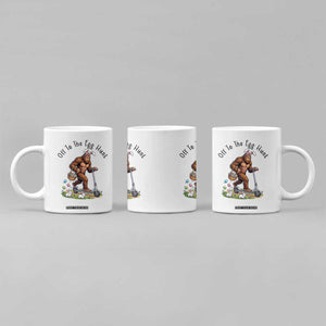 Funny Easter Bigfoot Coffee Mug Off To The Egg Hunt TS12 Print Your Wear