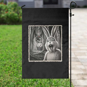 Funny Easter Bunny Selfie Mothman Egg Hunt Garden Flag TS12 Print Your Wear
