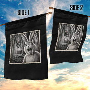 Funny Easter Bunny Selfie Mothman Egg Hunt Garden Flag TS12 Print Your Wear