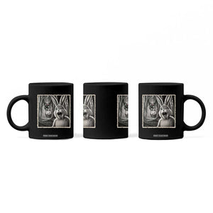 Funny Easter Bunny Selfie Mothman Egg Hunt Coffee Mug TS12 Print Your Wear