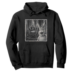 Funny Easter Bunny Selfie Hoodie Bigfoot Jersey Devil Chupacabra Egg Hunt TS12 Black Print Your Wear