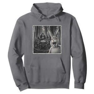 Funny Easter Bunny Selfie Hoodie Bigfoot Jersey Devil Chupacabra Egg Hunt TS12 Charcoal Print Your Wear