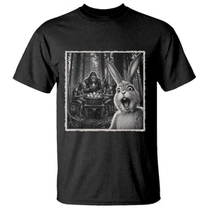 Funny Easter Bunny Selfie T Shirt Bigfoot Jersey Devil Chupacabra Egg Hunt TS12 Black Print Your Wear