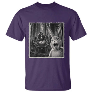 Funny Easter Bunny Selfie T Shirt Bigfoot Jersey Devil Chupacabra Egg Hunt TS12 Purple Print Your Wear