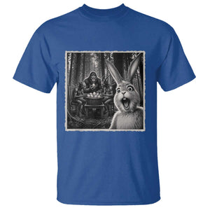 Funny Easter Bunny Selfie T Shirt Bigfoot Jersey Devil Chupacabra Egg Hunt TS12 Royal Blue Print Your Wear
