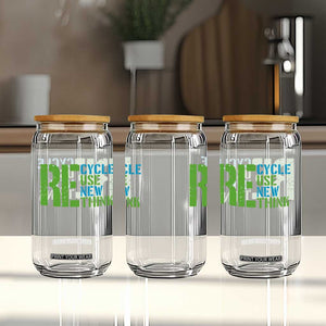 Recycle Reuse Renew Rethink Glass Can Earth Day TS12 Print Your Wear
