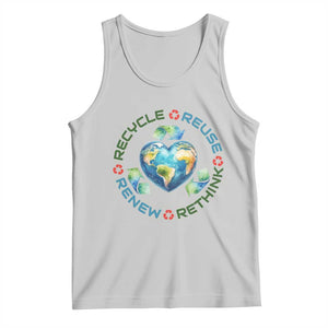 Recycle Reuse Renew Rethink Tank Top Zero Waste Life TS12 Ash Print Your Wear