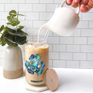 Earth Day Dont Be Trashy Glass Can Environmental Awareness Gift TS12 Print Your Wear