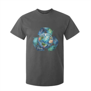 Earth Day Dont Be Trashy T Shirt For Kid Environmental Awareness Gift TS12 Dark Heather Print Your Wear