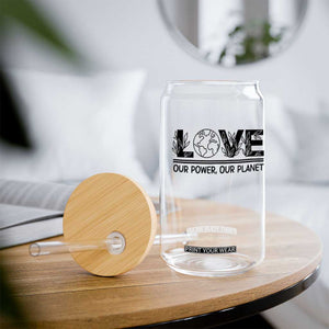 Earth Day 2026 Glass Can Our Power Our Planet TS12 Print Your Wear