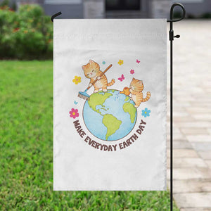 Make Everyday Earth Day Garden Flag Funny Cat Lover Gift TS12 Print Your Wear
