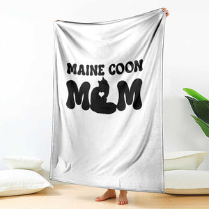 Maine Coon Mom Throw Blanket Cat Lover Gift For Her TS12 Print Your Wear