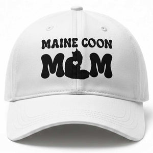 Maine Coon Mom Baseball Cap Cat Lover Gift For Her TS12 Print Your Wear