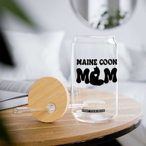 Maine Coon Mom Glass Can Cat Lover Gift For Her TS12 Print Your Wear