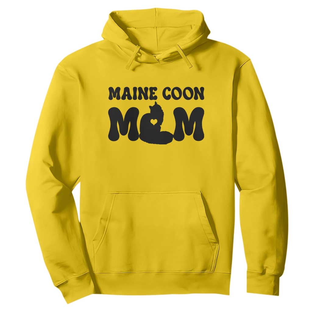 Maine Coon Mom Hoodie Cat Lover Gift For Her TS12 Daisy Print Your Wear